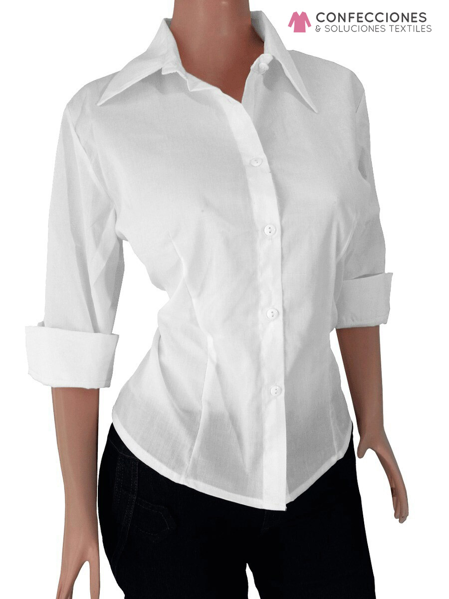 Venta Camisas De Vestir Para Mujer Blancas En Stock