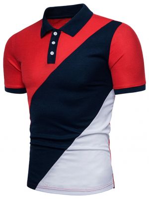 Poloshirt En Negro Con Rojo Uniformes Para Promociones De Colegios