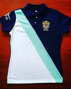 Poloshirt En Raya Diagonal Uniformes Para Promociones De Colegios